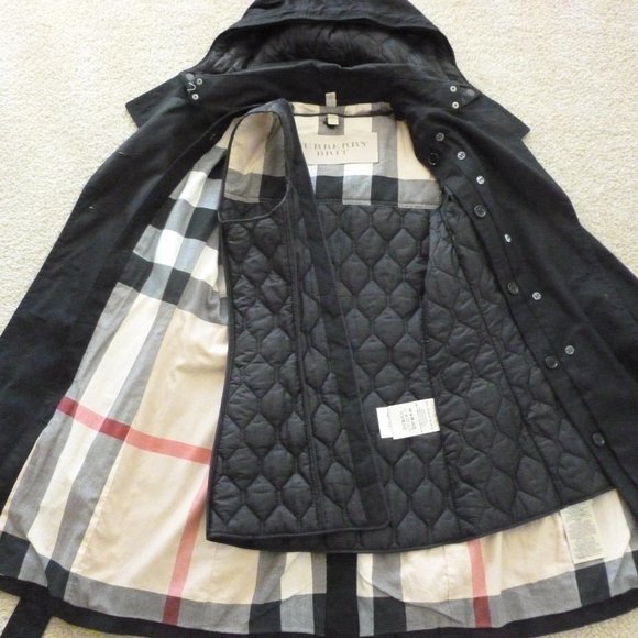 Burberry Reymoore Hooded Quilted Liner Raincoat - Picture 11 of 12